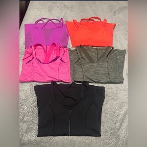 5 Lululemon Tank Tops Size 2